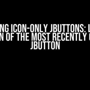 Mastering Icon-only JButtons: Layering the Icon of the Most Recently Clicked JButton